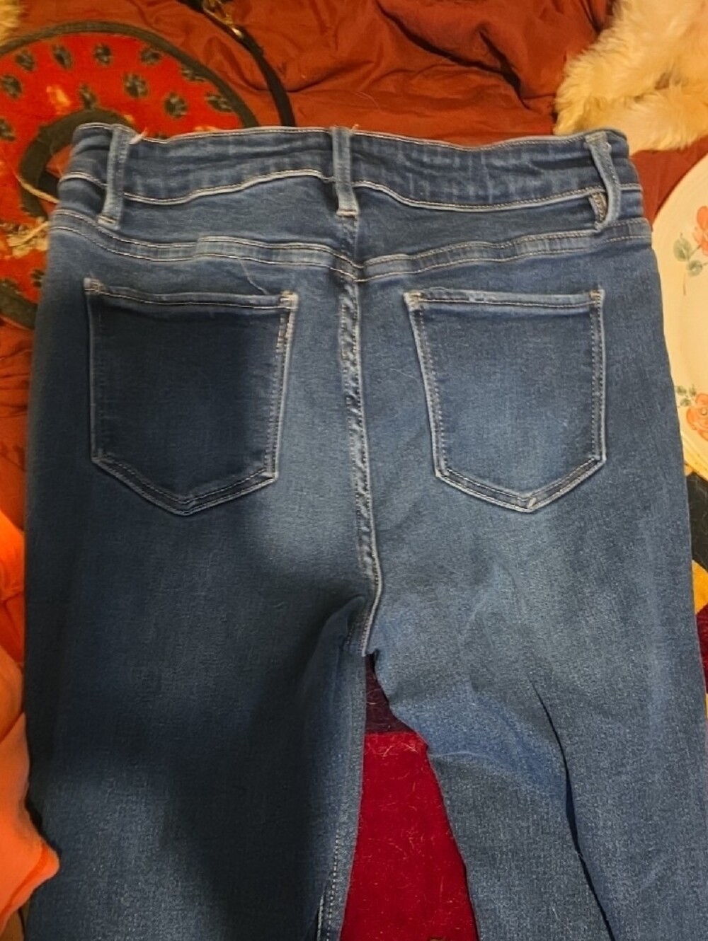 Royalty For Me Dark Blue Distressed Boyfriend Jeans - Picture 4 of 4